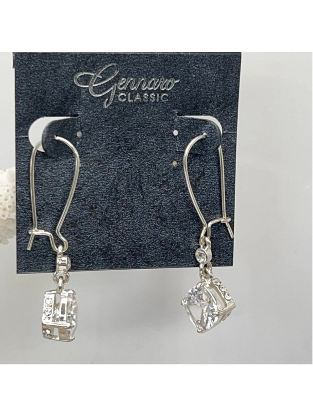 Gennaro crystal dangle earrings